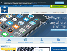 Tablet Screenshot of lefoyer.lu